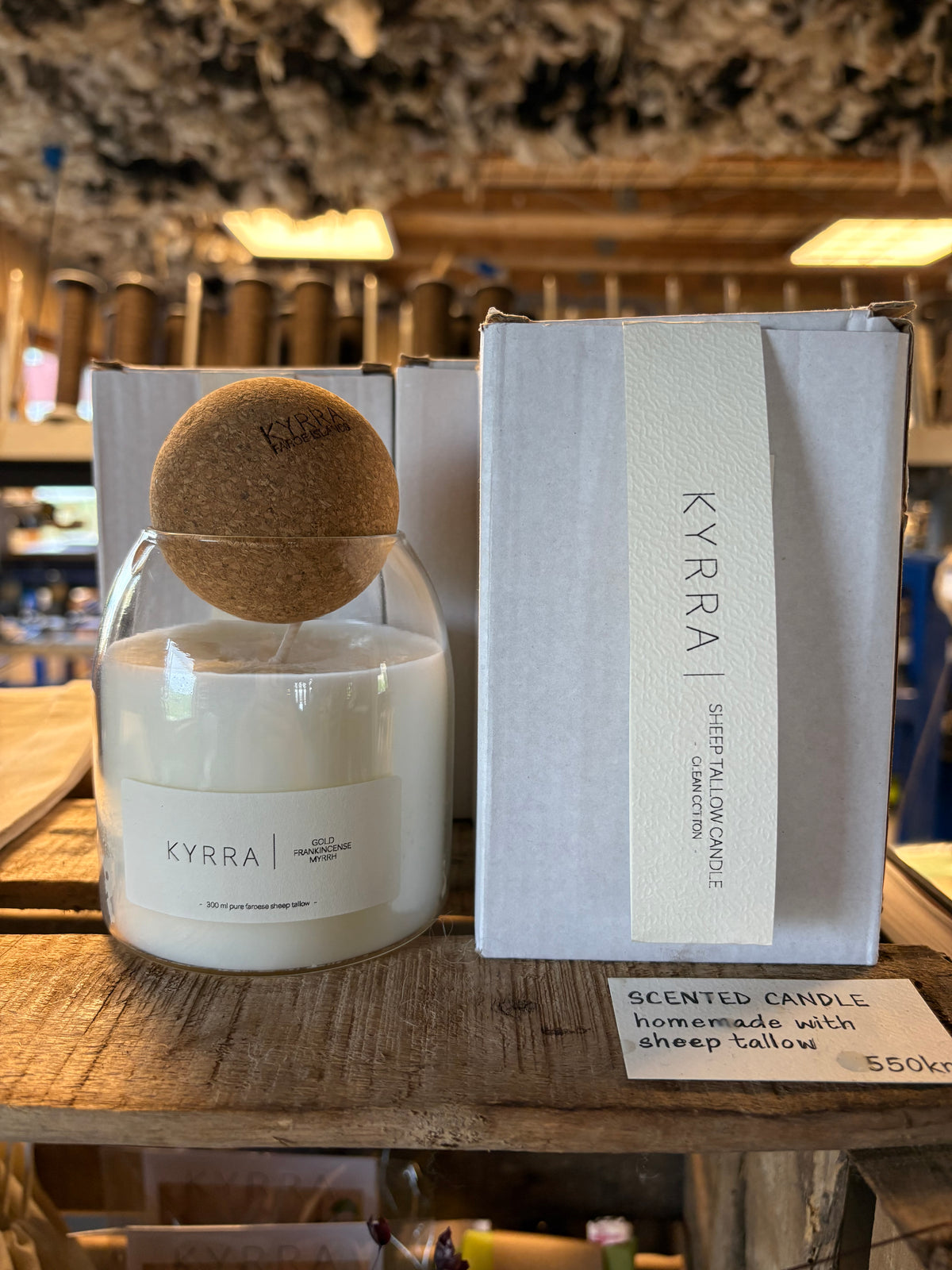 KYRRA | sheep tallow candle